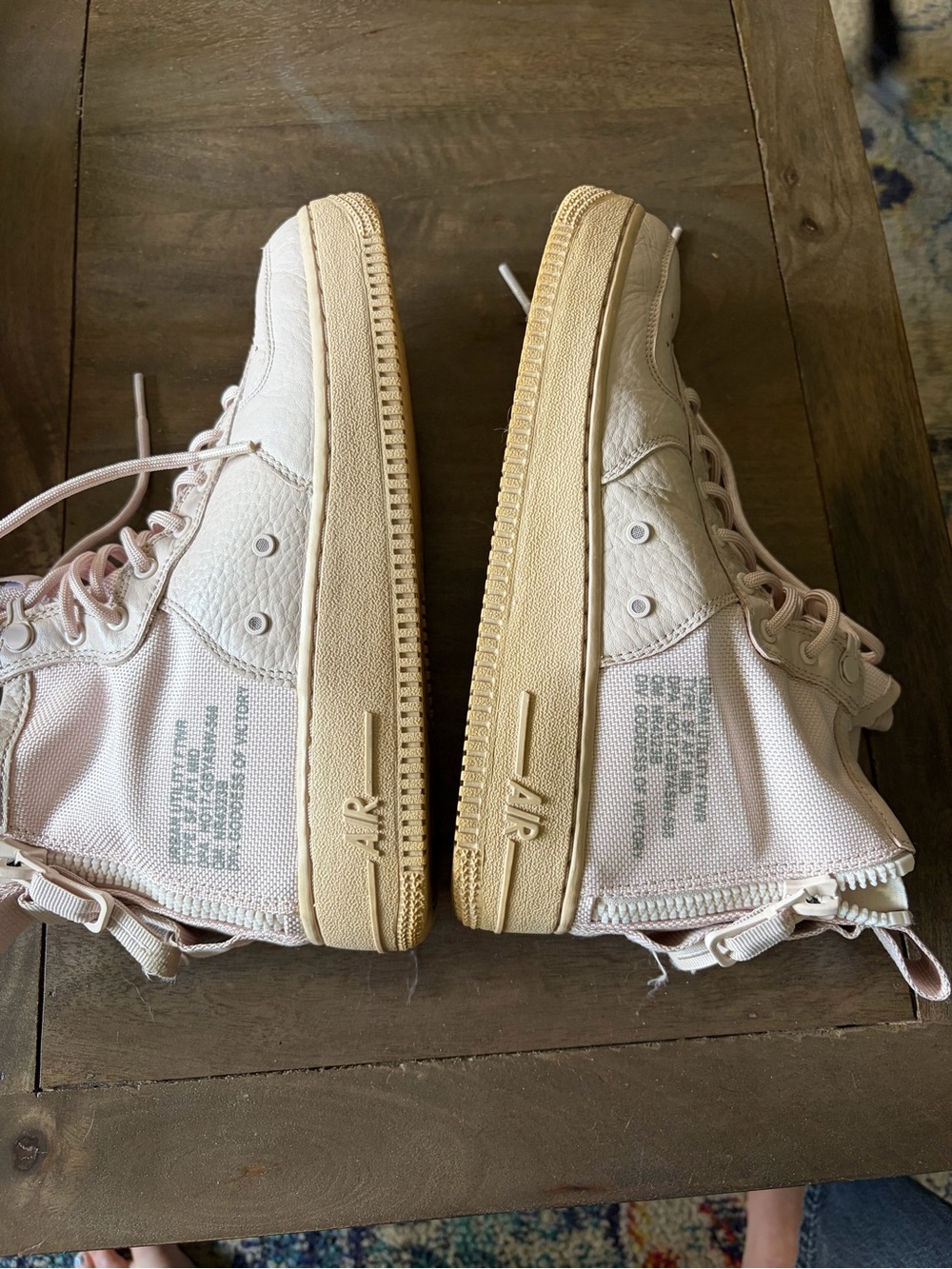 Nike Youth High-Top Sneakers in Light Pink - Picture 6 of 6
